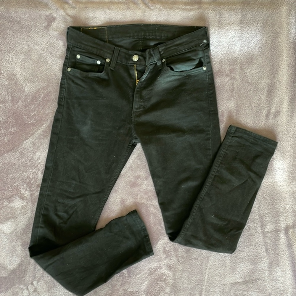 Levi's Black 510 Jeans Size 30 x 32 Excellent Used Condition